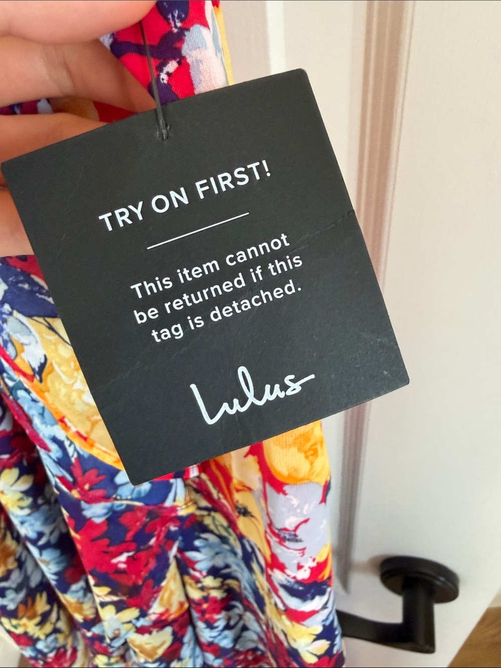 Lulu's Red Multi Floral Ruffle High-Low Maxi Dress - Picture 7 of 8